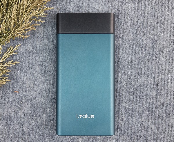 Pin sạc dự phòng cổng Lightning & TypeC Li- polymer 10000mAh ivalue MTP100007 Xám đen