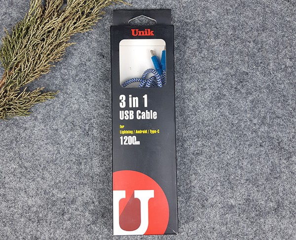 Cáp sạc unik 3 in 1